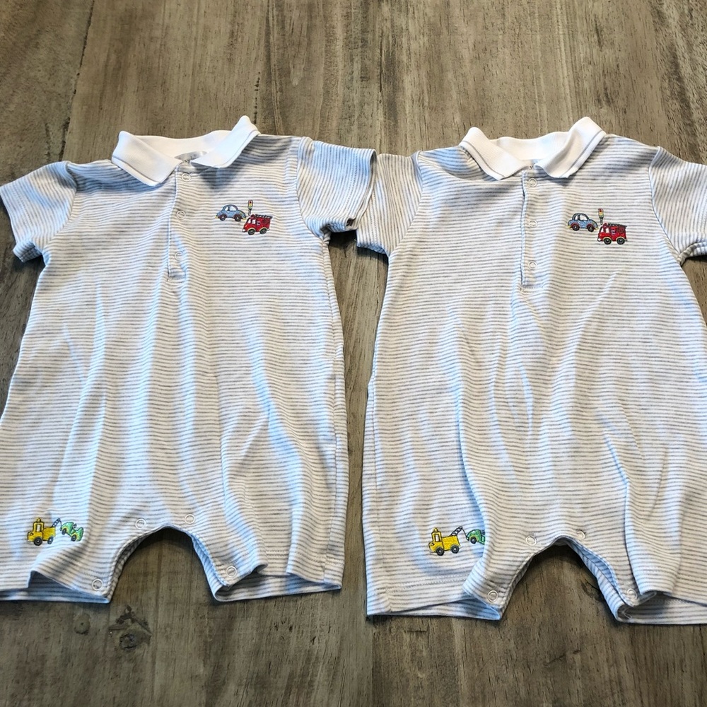 Kissy Kissy embroidered romper